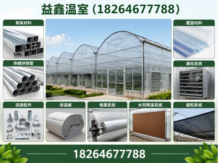 高密市连栋温室展示图